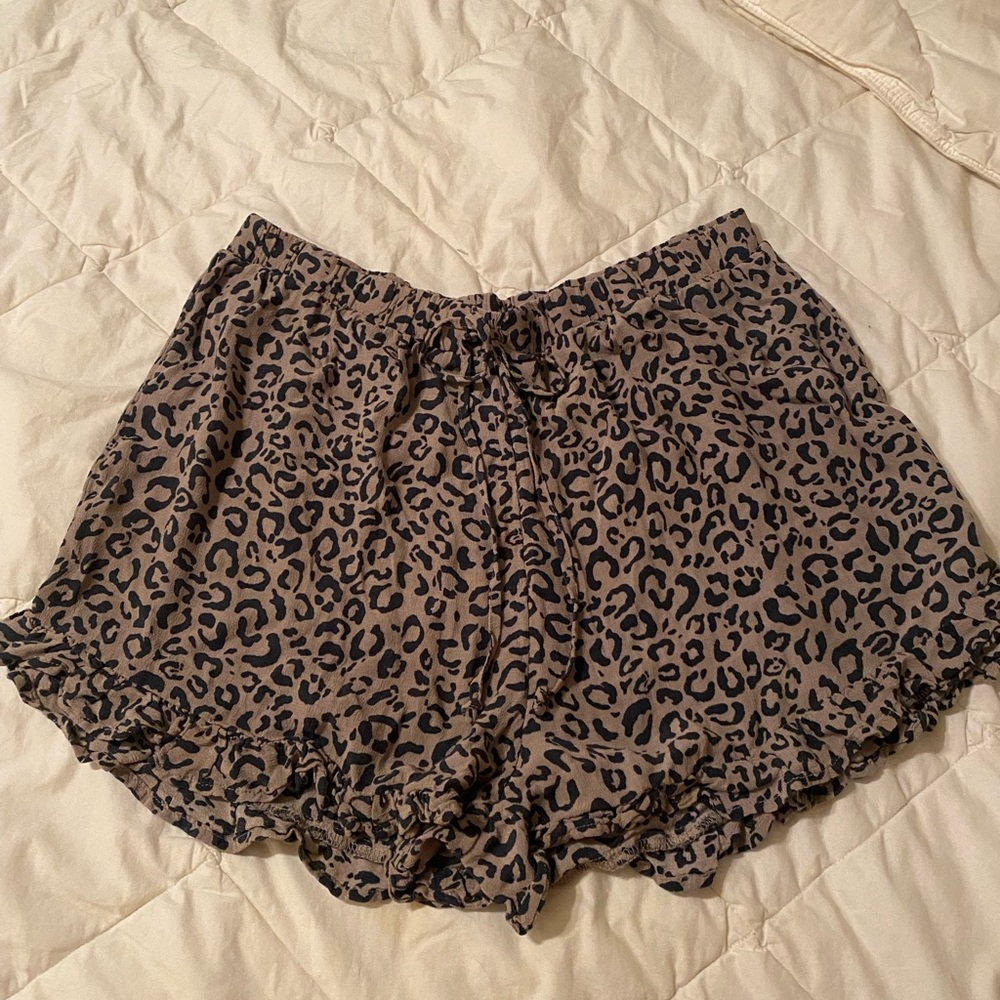 Leopard shorts